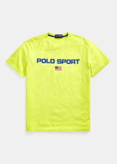 Playeras Polo Ralph Lauren Hombre Verdes Claro - Classic Fit Polo Sport - WEIVK2653